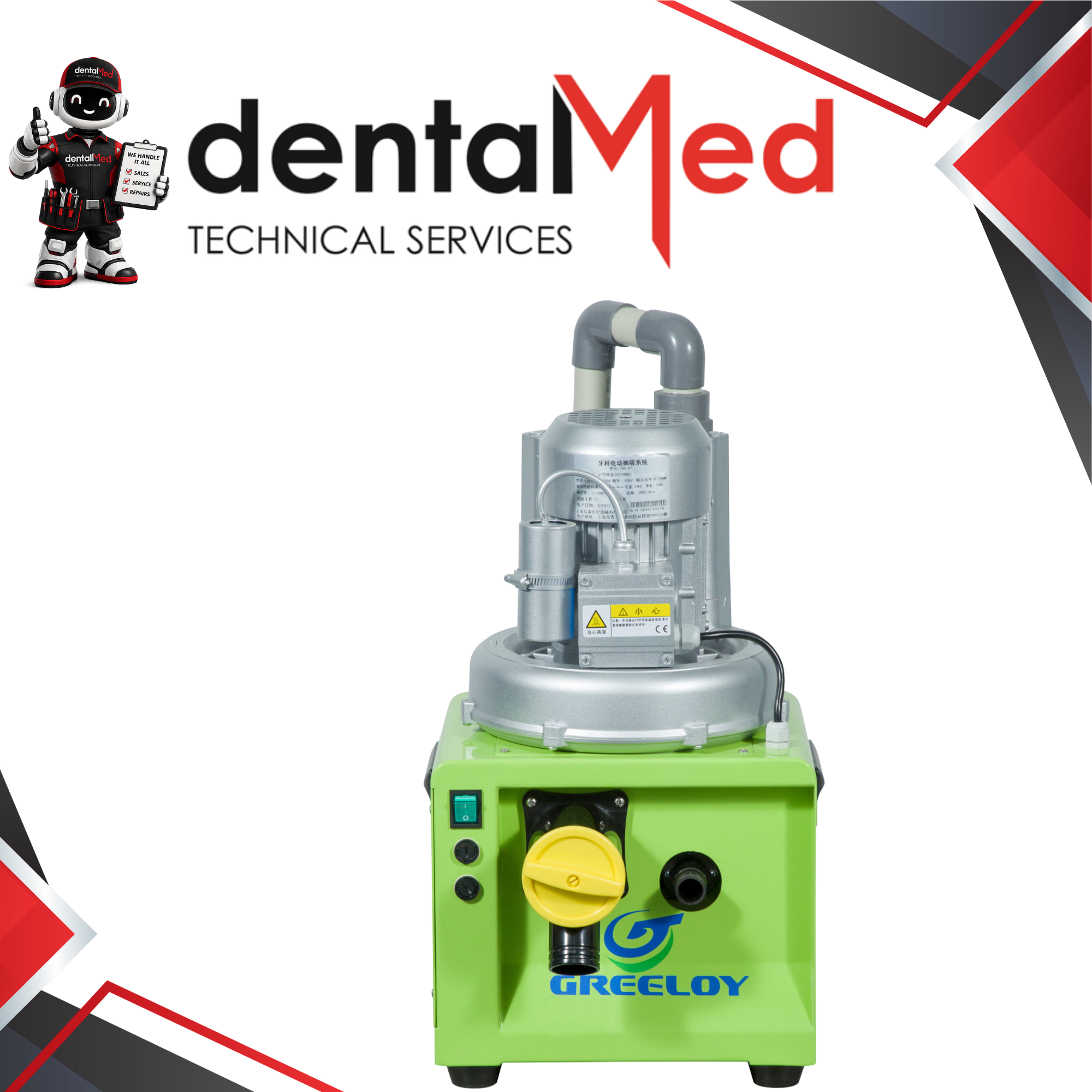 Dry Suction Pump (3-4 Chairs)